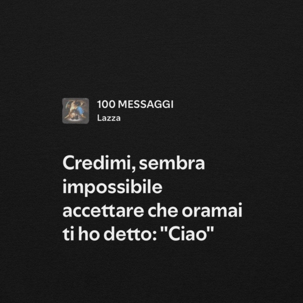 LAZZA - 100 MESSAGGI - SEMBRA IMPOSSIBILE ACCETTARE CHE TI HO DETTO CIAO