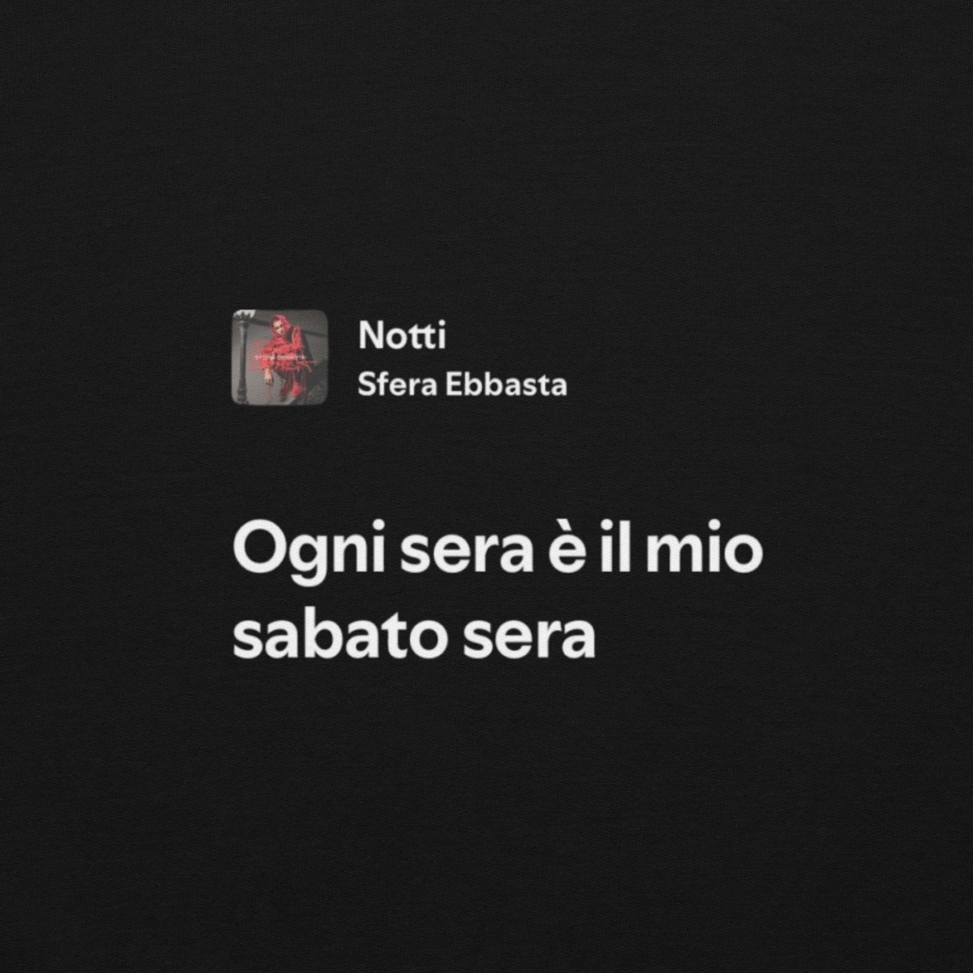 SFERA EBBASTA - NOTTI - OGNI SERA È IL MIO SABATO SERA